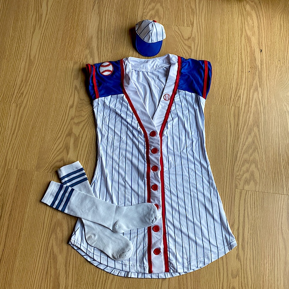 Sexy Baseball Outfit! Size Medium! Brand New!